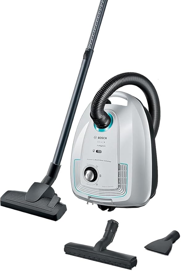 بوش مكنسة كهربائية برو هايجينيك سيريز 4 2200 واط لتر فلتر يو ال بي ايه المانيا BGL38WHYG ابيض - الصورة 2