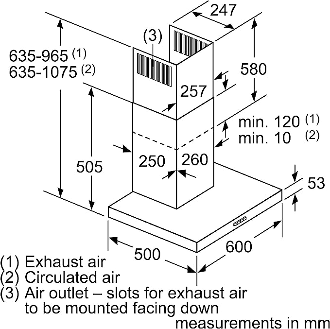 Bosch - Serie 2 - wall-mounted cooker hood - 60 Cm - Stainless Steel -"Germany" - DWB64BC52 - Image 4