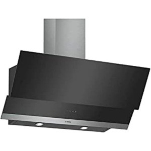 BOSCH KITCHEN HOOD 90CM 629 M3/H 3 SPEEDS CLEAR GLASS BLACK DWK095G60