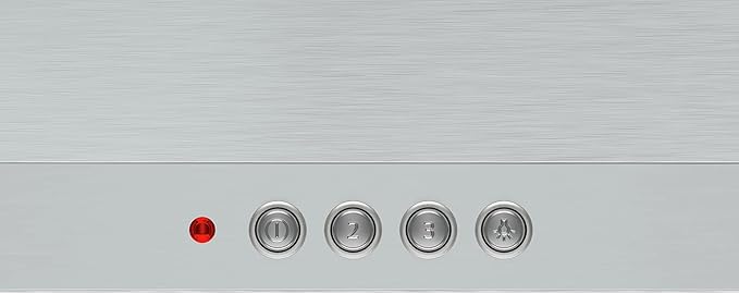 بوش شفاط مطبخ 90 سم ثلاث سرعات بقوة 380 متر مكعب/ ساعة ستانلس ستيل DWP94CC50T