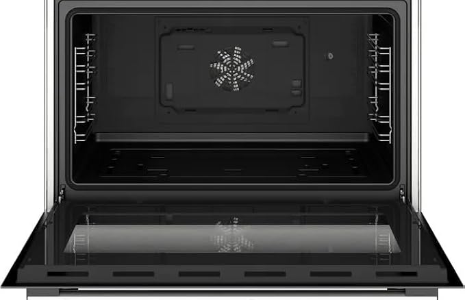 بوتاجاز غاز بوش سلسلة 2 ، 90 × 60 سم، 5 شعلات، ستانلس ستيل، فرن سعة 125 لتر، فضي - HGV1F0U50S - الصورة 3