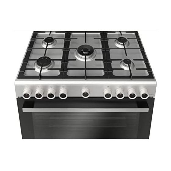 بوش بوتجاز 5 شعلات ستانلس ستيل HGVDF0V50S - الصورة 2