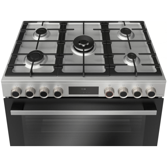 بوش بوتاجاز 90*60 سم 5 شعلة 147 لتر استانلس ستيل HIZ5G7W59S - الصورة 2
