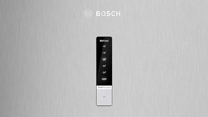 بوش لوتس ثلاجة نوفروست 365 لتر ديجيتال لون انوكس KDN43VL2E8 - الصورة 3