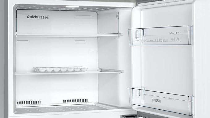 بوش لوتس ثلاجة نوفروست 365 لتر ديجيتال لون انوكس KDN43VL2E8 - الصورة 4