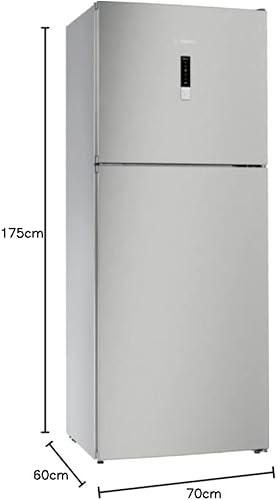 بوش لوتس ثلاجة نوفروست 365 لتر ديجيتال لون انوكس KDN43VL2E8 - الصورة 7