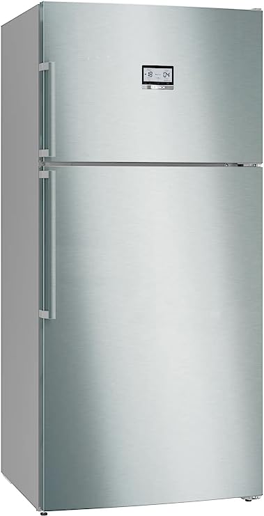 ثلاجة بوش مع فريزر علوي من سلسلة 6 اينوكس ايزي كلين ، 186×86 سم، موديل KDN86AI3E9