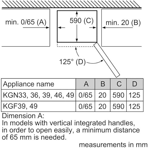 ثلاجة بوش نو فروست سعة 302 لتر - برج هواء متعدد التدفق - سلسلة 2 سلسلة 2 فريزر سفلي - KGN36NL30U - الصورة 6