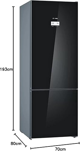 بوش ثلاجة 559 لتركومبي نوفروست ديجيتال لون أسود KGN56LB3E9 - الصورة 3