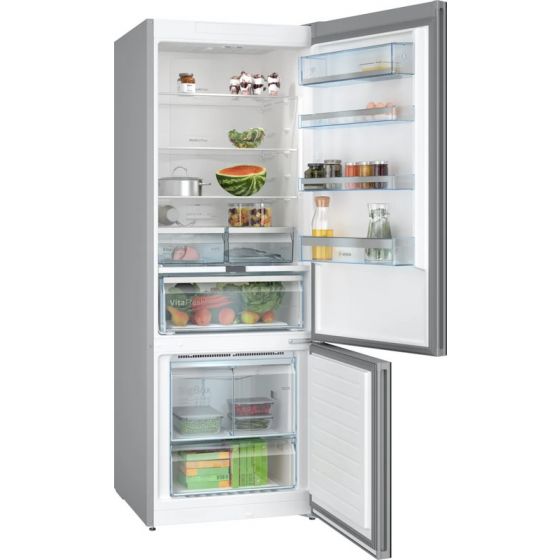 بوش ثلاجة 559 لتركومبي نوفروست ديجيتال لون أسود KGN56LB3E9 - الصورة 4