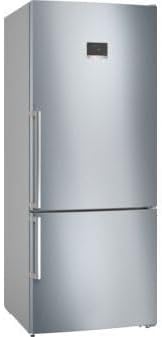ثلاجة بوش سيرى 6 بفريزر سفلي، السعة الاجمالية 526 لتر من الستانلس ستيل بمضاد للبصمات)، KGN76CI3E8