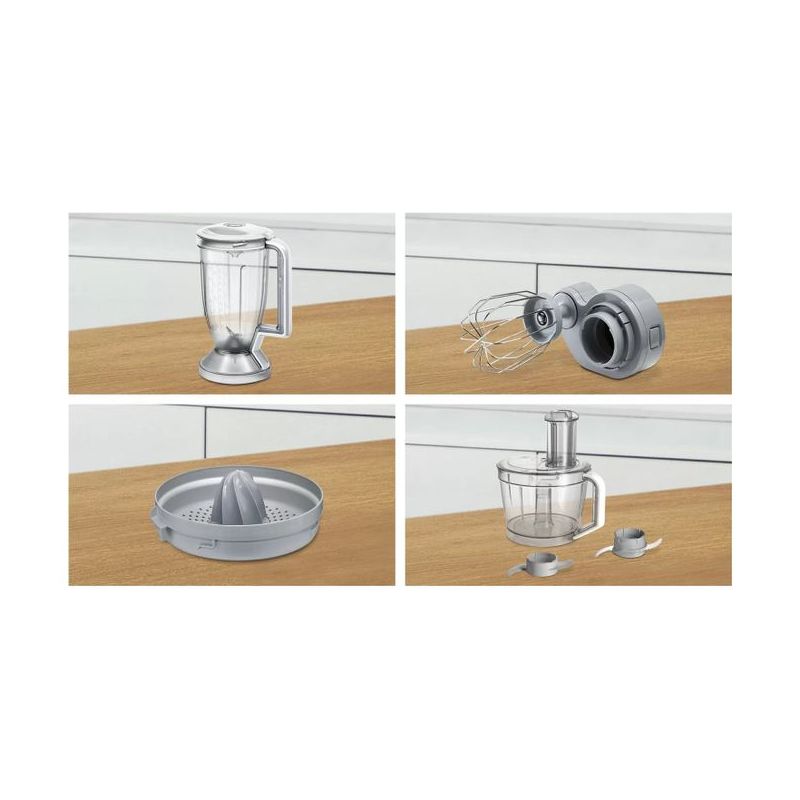 BOSCH FOOD PROCESSOR 1100 WATT WHITE MC812W620 - Image 3