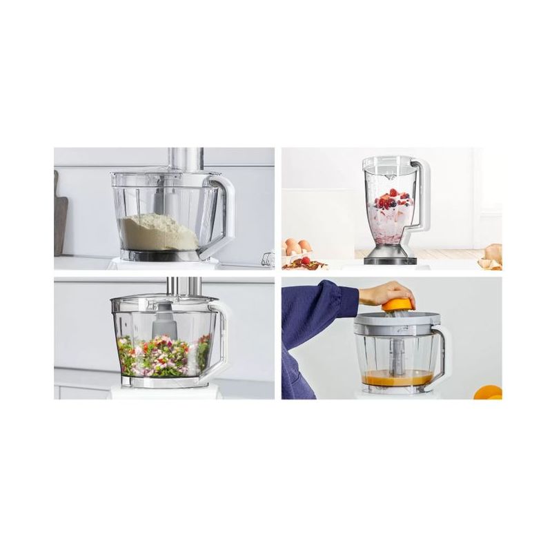 BOSCH FOOD PROCESSOR 1100 WATT WHITE MC812W620 - Image 5