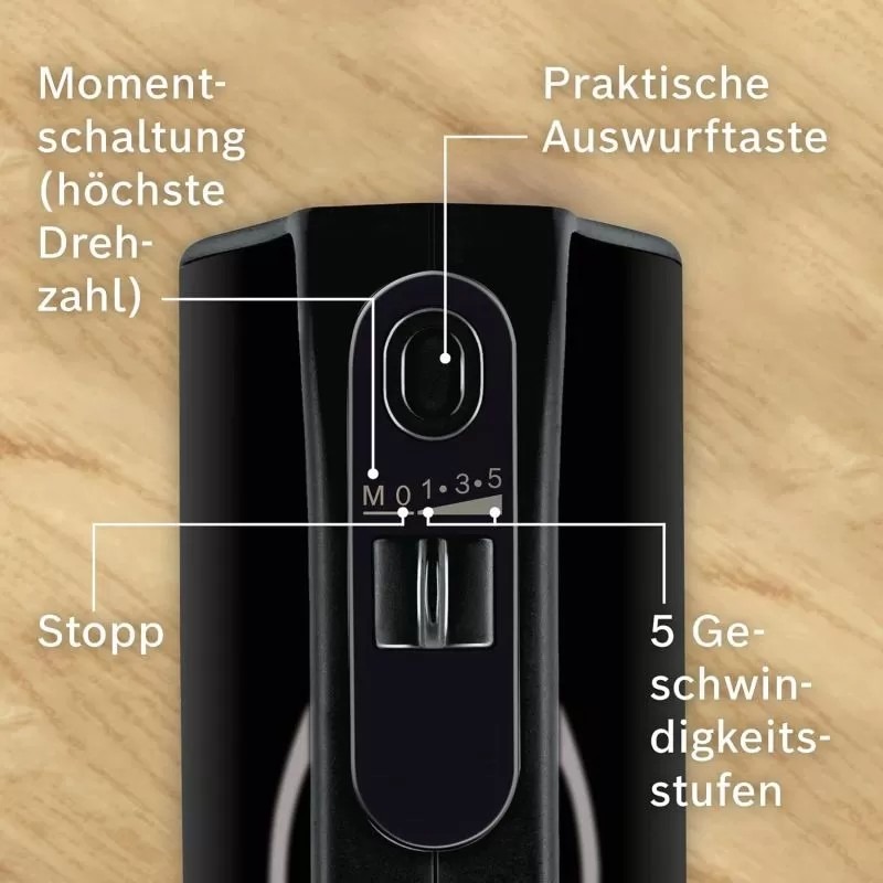 بوش مضرب يدوي 850 وات لون أسود MFQ4980B - الصورة 4