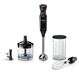 بوش خلاط يدوي MS61B6170، ارجوميكس، 1000 وات، لون اسود مع مفرمة