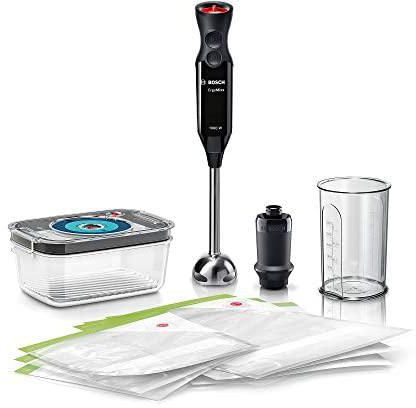 بوش خلاط يدوي إرجوميكس مع نظام تخزين مفرغ1000 وات ، اسود - MS6CB61V1