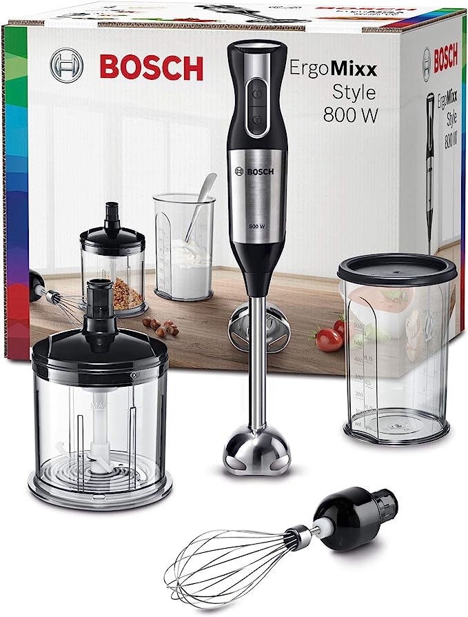 خلاط يدوي بوش ارجو ميكس ستايل، 800 وات، أسود - MS6CM4160 - الصورة 2