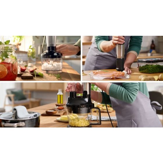 خلاط يدوي بوش إرجوماستر سيريز 6، 1000 واط، أسود - MSM6M623 - الصورة 5