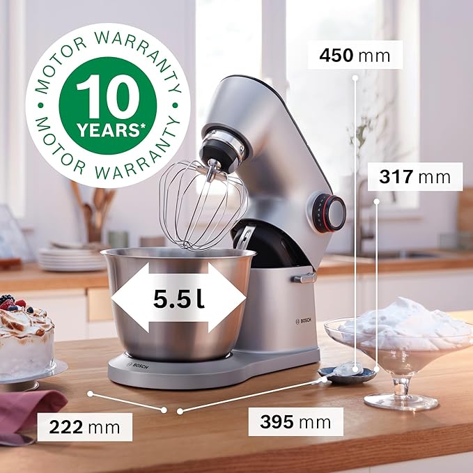 كيتشن ماشين بوش 1300 ولت سيلفر MUM9D33S11 - الصورة 3