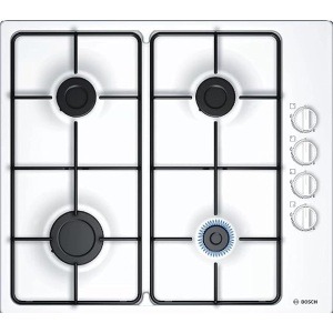 بوش مسطح غاز بلت إن 4 شعلة 60 سم لون ابيض تحكم جانبي PBP6C2B80O