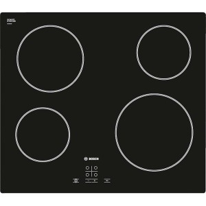 بوش مسطح كهرباء بلت إن رادينت 60 سم تحكم باللمس أسود PKE611D17E