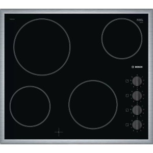 بوش مسطح كهرباء بلت إن رادينت 60 سم تحكم في المقبض أسود PKE645CA1E