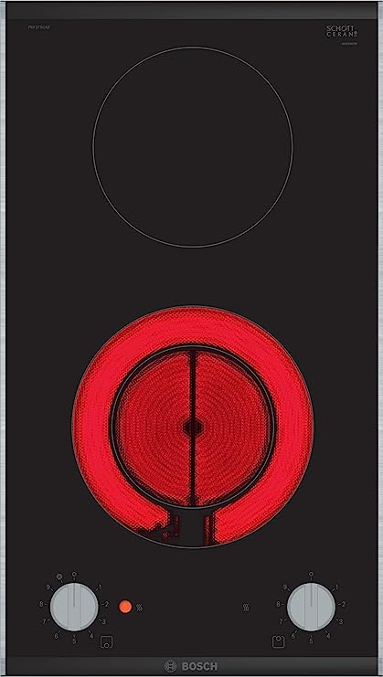 مسطح كهرباء بوش بلت ان دومينو، 2 شعلة، 30 سم، اسود - PKF375CA2E