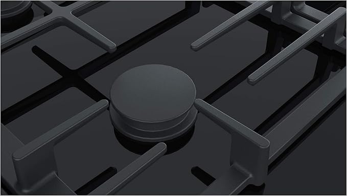 بوش مسطح غاز بلت إن 5 شعلة 90 سم لون أسود سيراميك PRS9A6D70 - الصورة 4