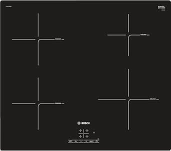 بوش مسطح كهرباء بلت إن اندكشن 60 سم تحكم باللمس أسود PUE611BB1E