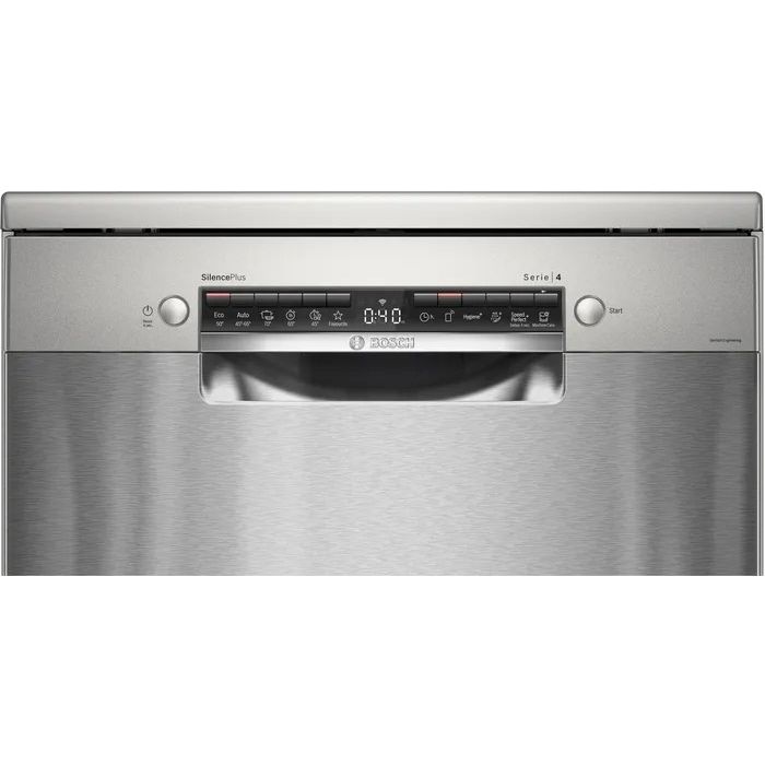 Bosch Series 4 Freestanding Dishwasher, 60 CM, 13 Persons, Stainless Steel - SMS4EMI60V - Image 3