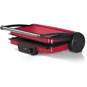 Bosch 3 in 1 Electric Grill, 2000 Watt, Red - TCG4104