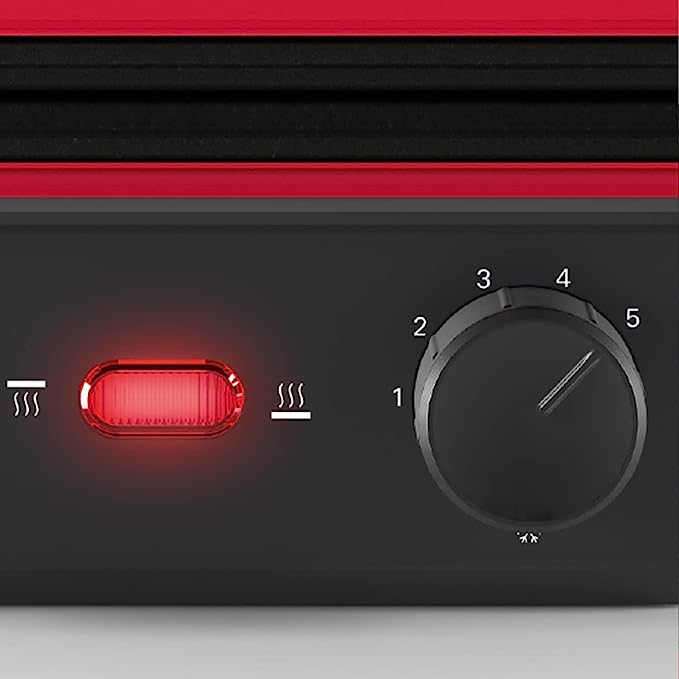 شواية كهربائية بوش 3 في 1، 2000 واط، احمر - TCG4104 - الصورة 3