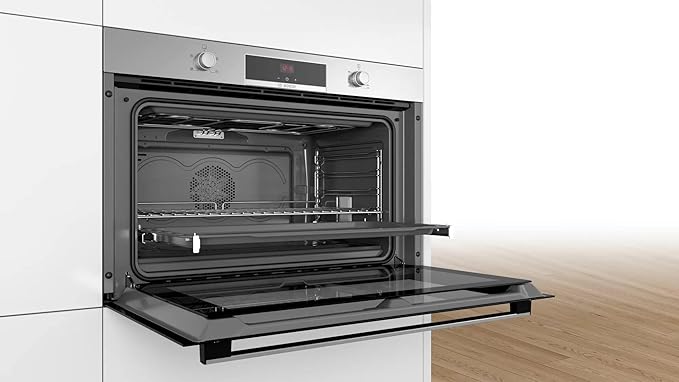 BOSCH BUILT-IN GAS OVEN 90 CM WITH ELECTRIC GRILL DIGITAL STAINLESS STEEL VGD553FR0 - Image 2