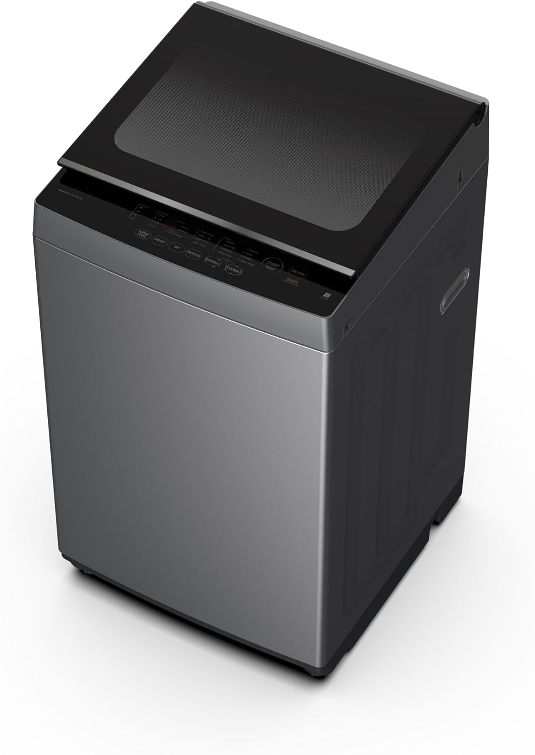 غسالة ملابس توشيبا ديجيتال فوق اوتوماتيك، تحميل علوي، 8 كجم، فضي - AW-M801APEG(SG) - الصورة 3