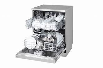 LG Digital Dishwasher With Inverter Technology, 14 Place Settings, 5 Programs, Silver - DFC612FV - Image 2