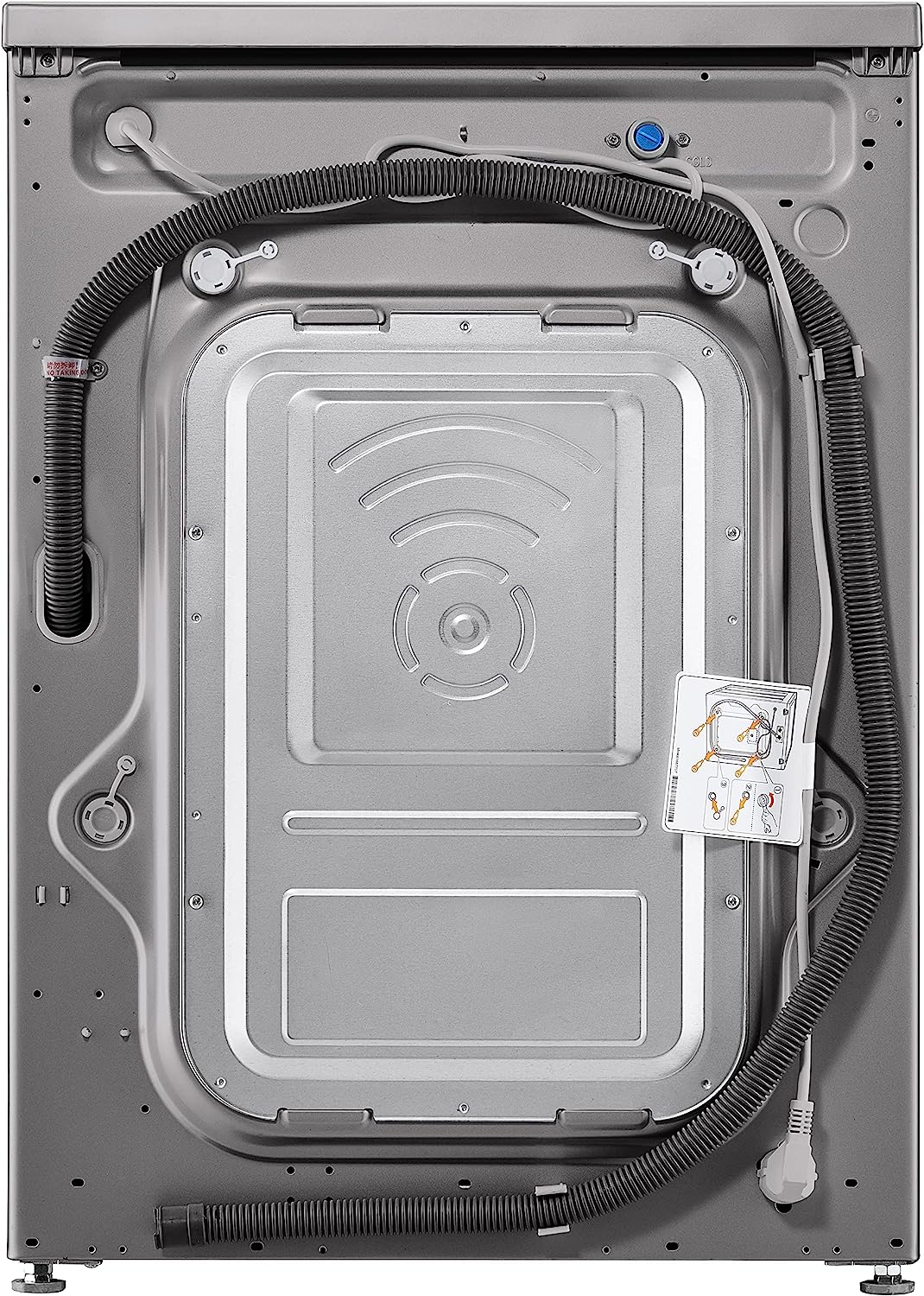 ال جي غسالة ملابس، 8 كيلو بالمجفف 5 كيلو بلاتيني فضي - F4J3TMG5P - الصورة 4