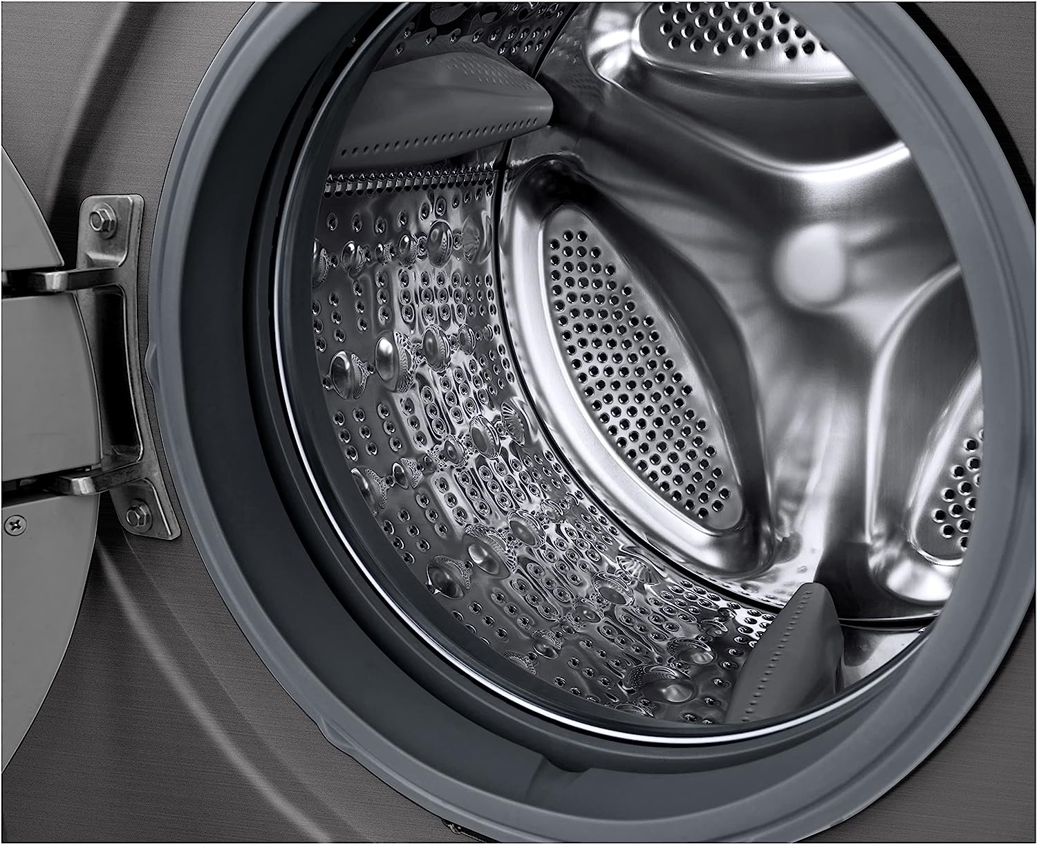 ال جي غسالة ملابس، 8 كيلو بالمجفف 5 كيلو بلاتيني فضي - F4J3TMG5P - الصورة 3