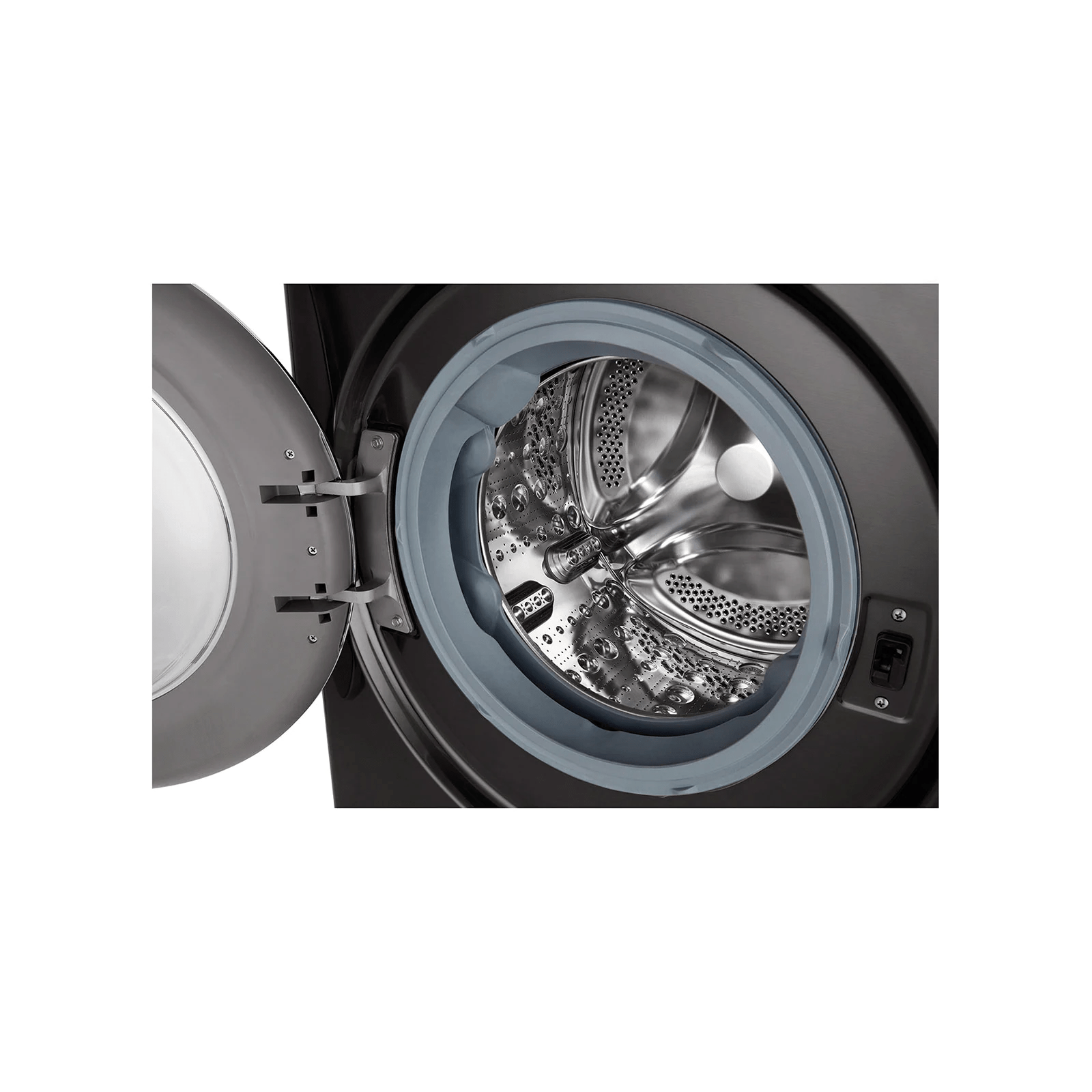 ال جي غسالة ملابس تحميل امامي بمجفف F4V9RCP2E، 10 كجم – اسود - الصورة 4