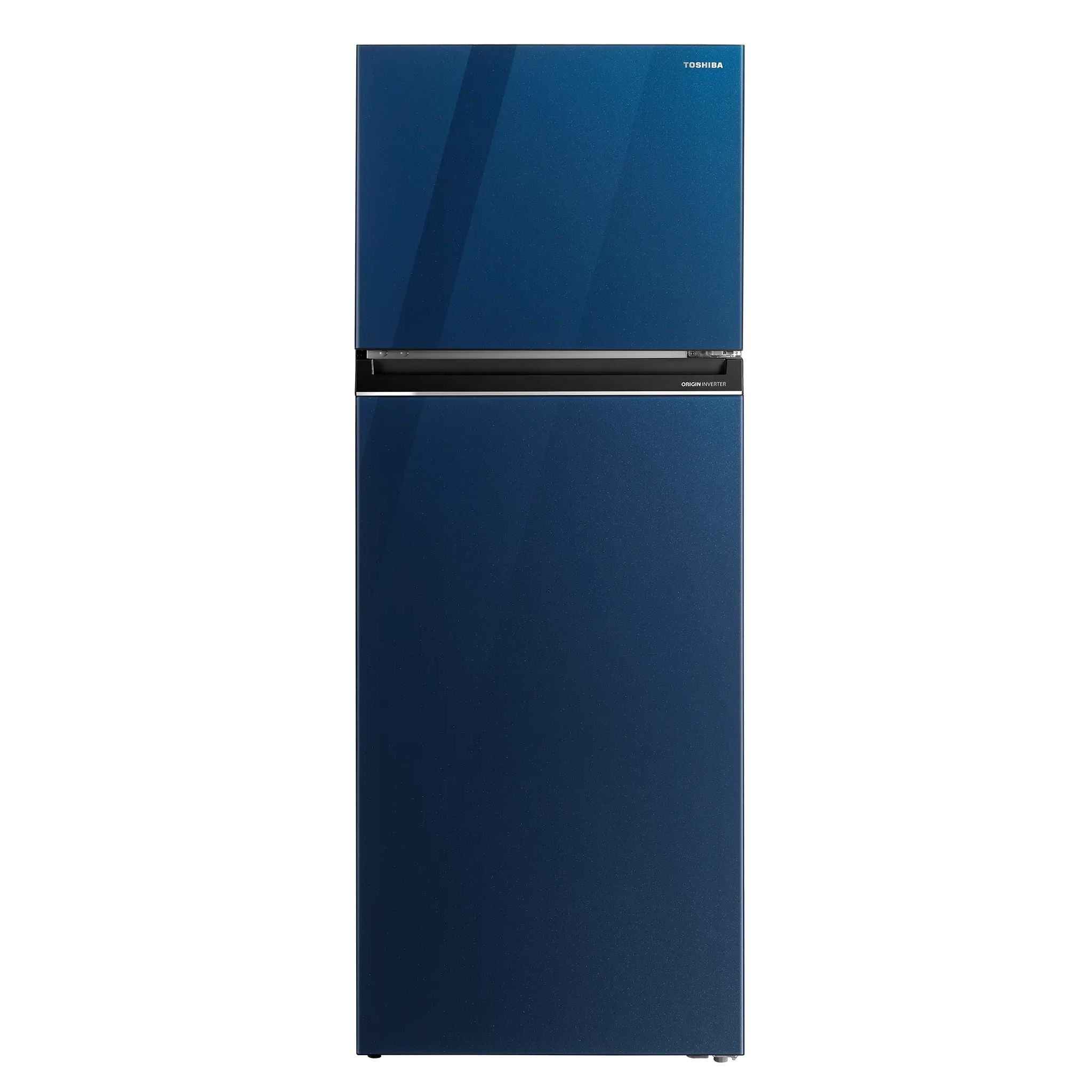 ثلاجة توشيبا نوفروست، 463 لتر، انفرتر، زجاج ازرق - GR-RT624WE-PGN-73