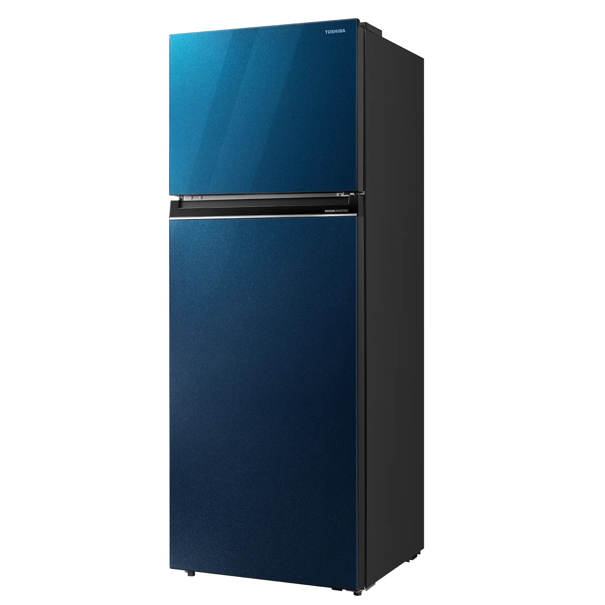 ثلاجة توشيبا نوفروست، 463 لتر، انفرتر، زجاج ازرق - GR-RT624WE-PGN-73 - الصورة 2
