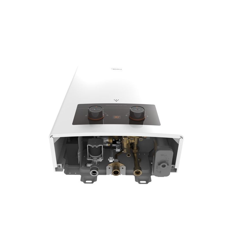 سخان مياه غاز ميديا ديجيتال، 10 لتر، ابيض - JSD20-10DHSN - الصورة 2