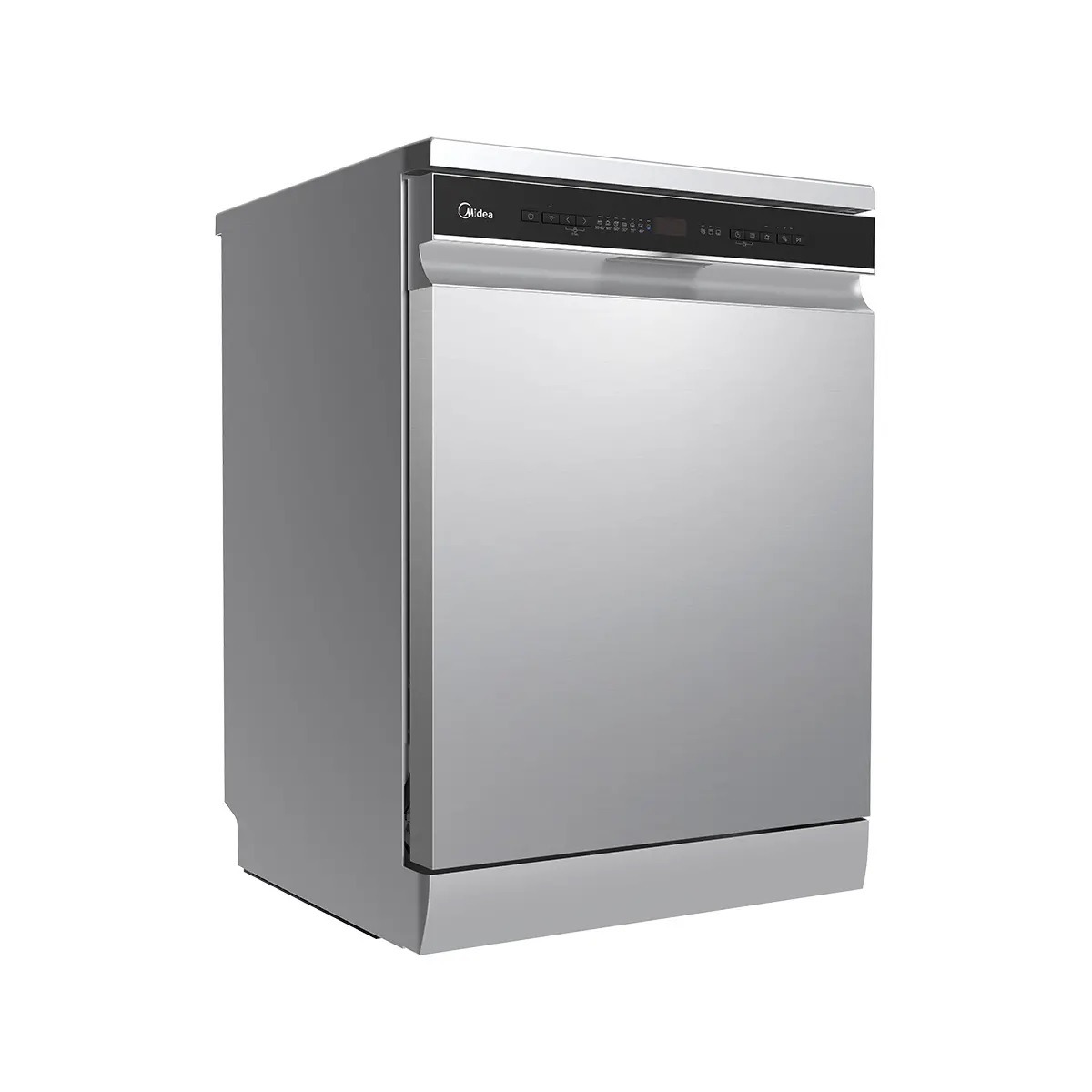 غسالة اطباق ميديا Wi-Fi ديجيتال، 14 فرد، 9 برنامج، فضي - MDWEF1433D(SS)-WI-EG - الصورة 2