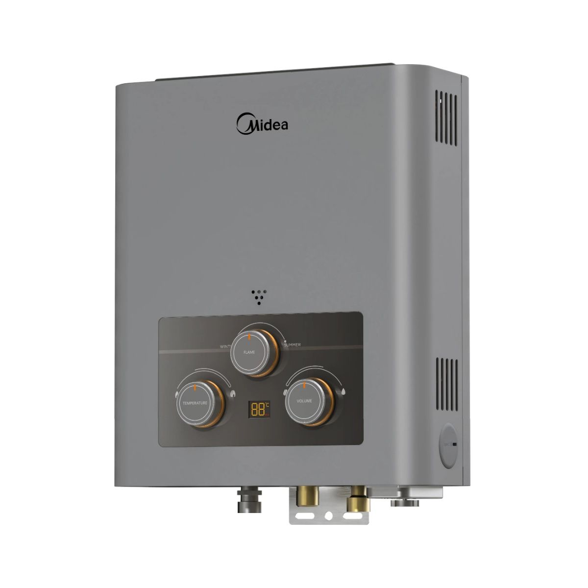 سخان غاز ديجيتال ميديا، 6 لتر، فضي - MGWH06-12MZNEG(S) - الصورة 2