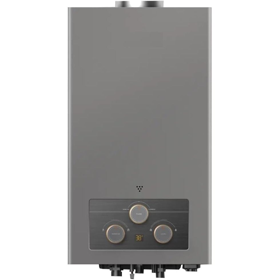 سخان غاز ميديا، 10 لتر، رمادي - MGWH10-20MDNEG(S)