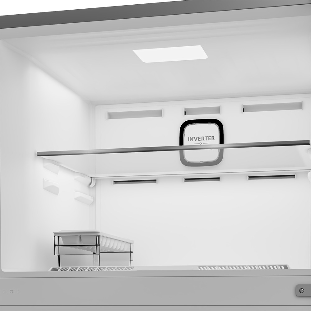 هيتاشى ثلاجة بفريزر علوي ببابين
78 سم
590 لتر
انفرتر × تبريد مزدوج فضى - الصورة 5