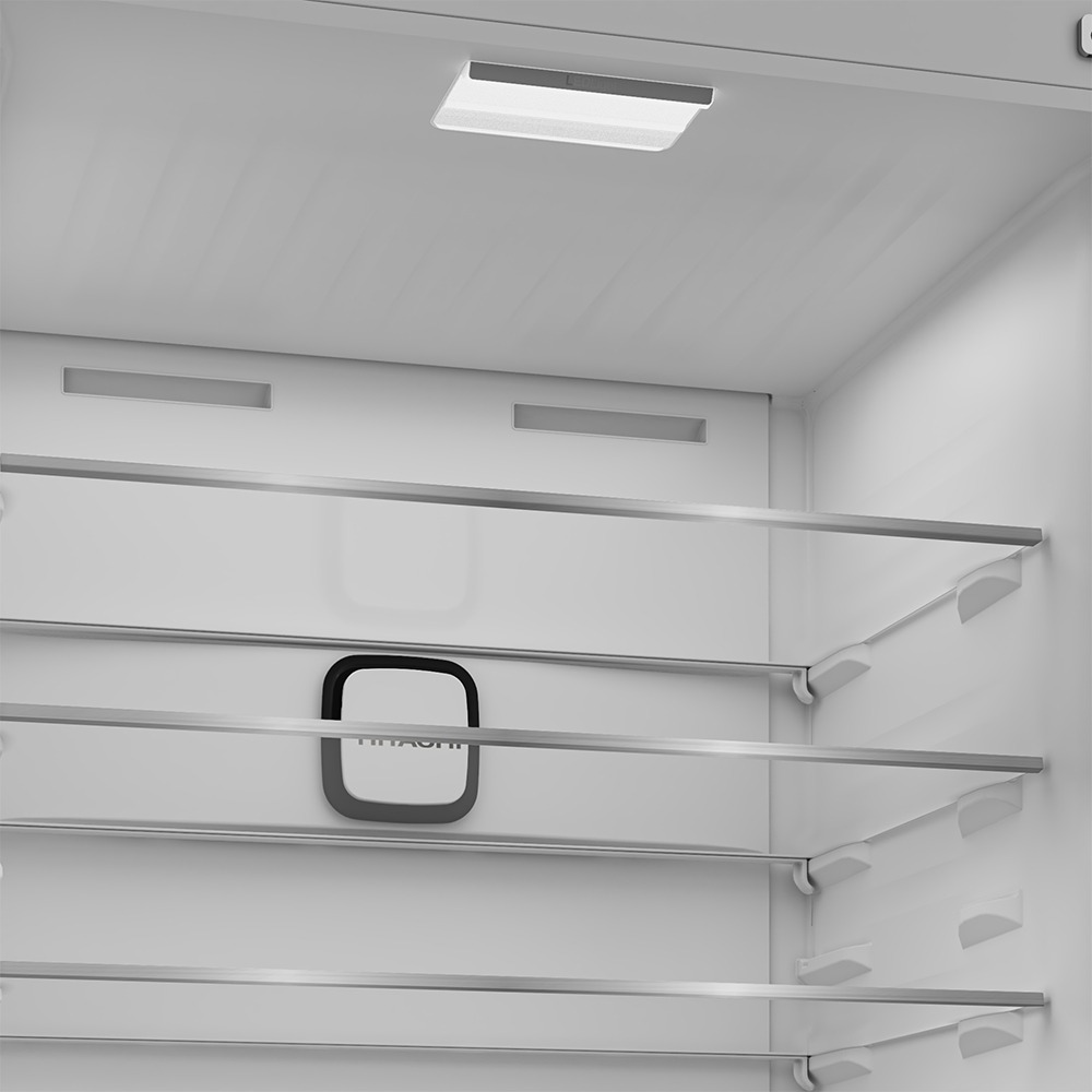 هيتاشى ثلاجة بفريزر علوي ببابين
78 سم
590 لتر
انفرتر × تبريد مزدوج فضى - الصورة 4