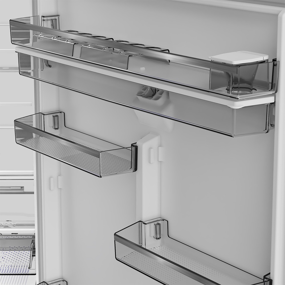 هيتاشى ثلاجة بفريزر علوي ببابين
83 سم
650 لتر
انفرتر × تبريد مزدوج فضى- R-V650EY2R - الصورة 8