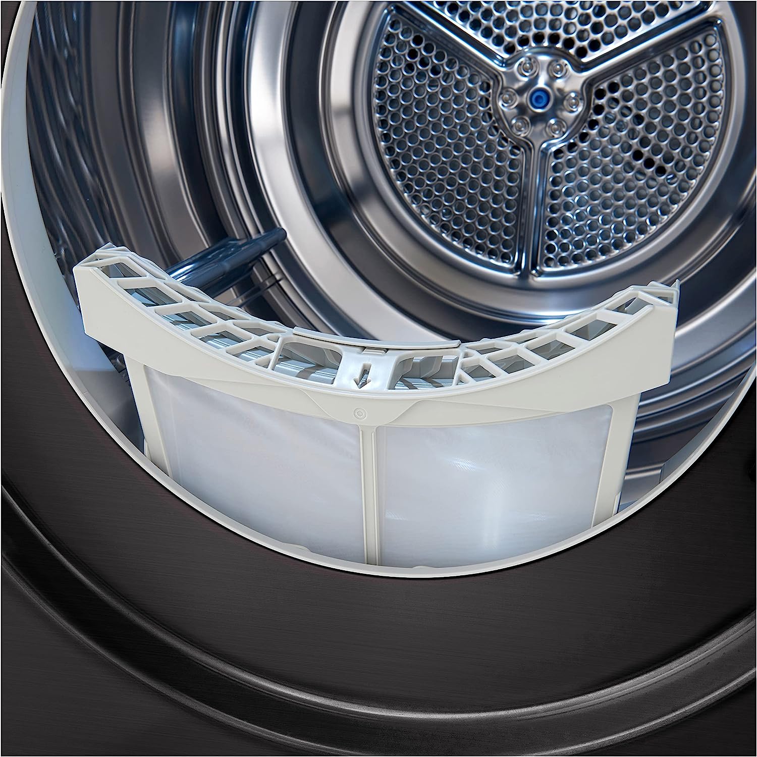 ال جي مجفف ملابس تحميل امامي ديجيتال، 10.1 كجم، اسود ستيل - RH10V9JV2W - الصورة 3