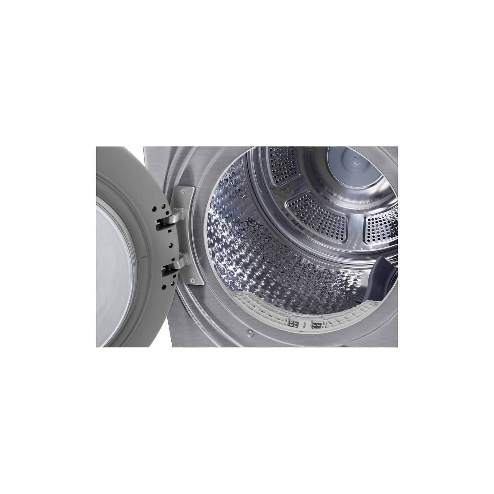 مجفف ملابس ال جي، تقنية ThinQ، انفرتر مزدوج، 18 كجم، فضي ستانلس - RH18U8EVCW - الصورة 4