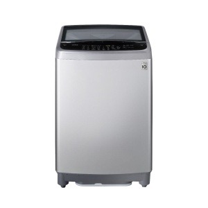 غسالة ملابس اوتوماتيك ال جي، تحميل علوي، 14 كجم، موتور انفرتر، فضي - T1466NEHGU